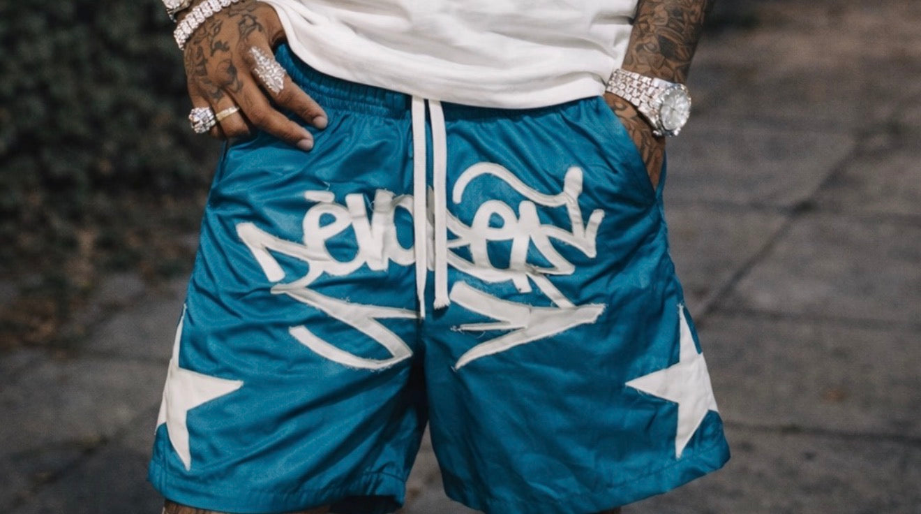 DÈVORER Teal Shorts